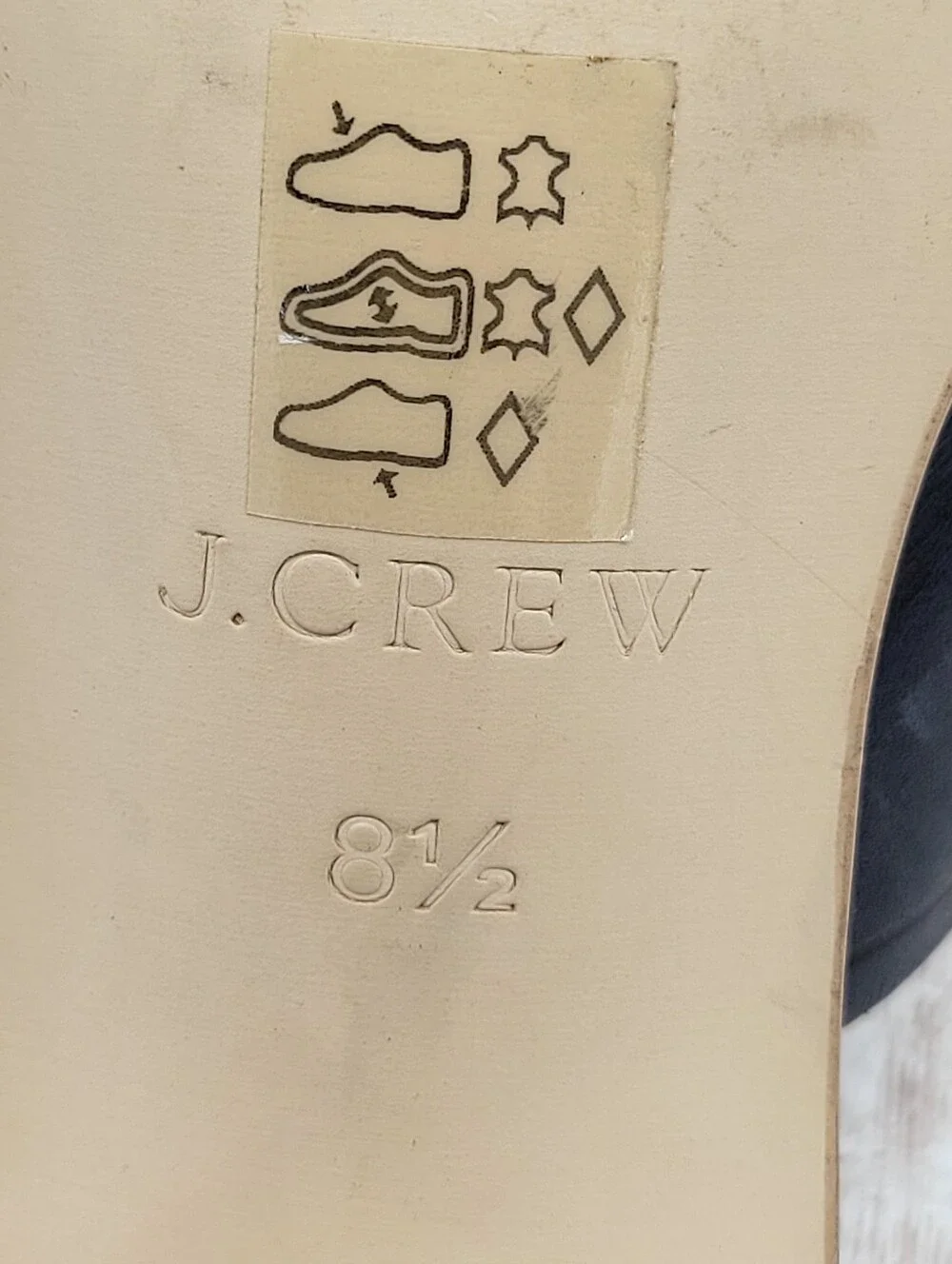J. Crew black leather